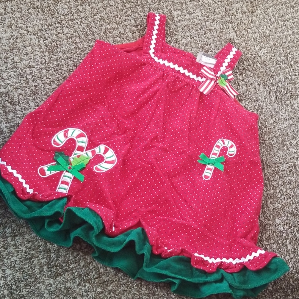 Rare, Too! Girls Candy Cane Cord Jumper Size 4T